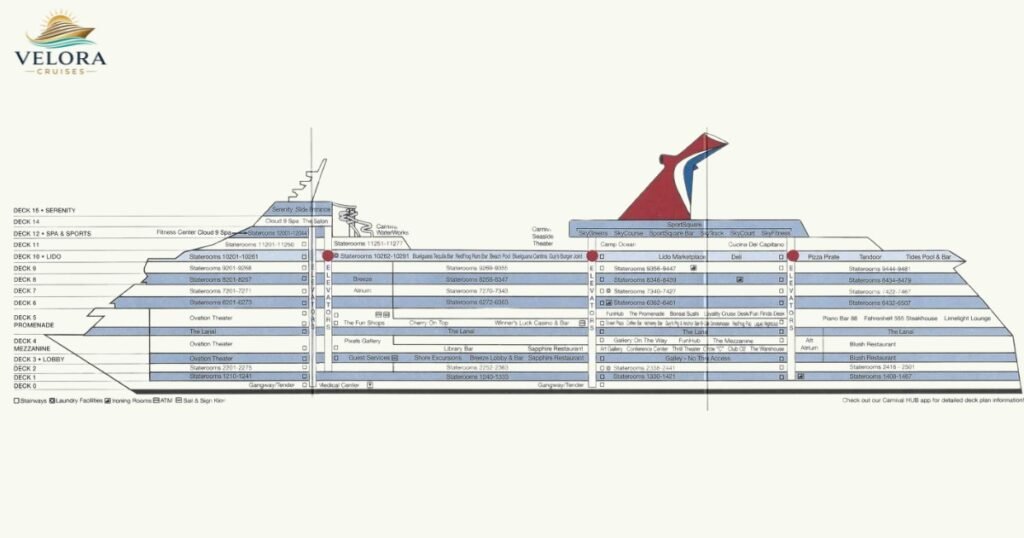Carnival Breeze Deck Layout