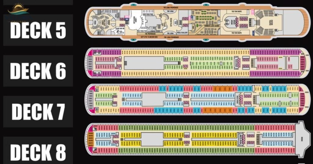 Carnival Breeze Deck plans 5 To 8