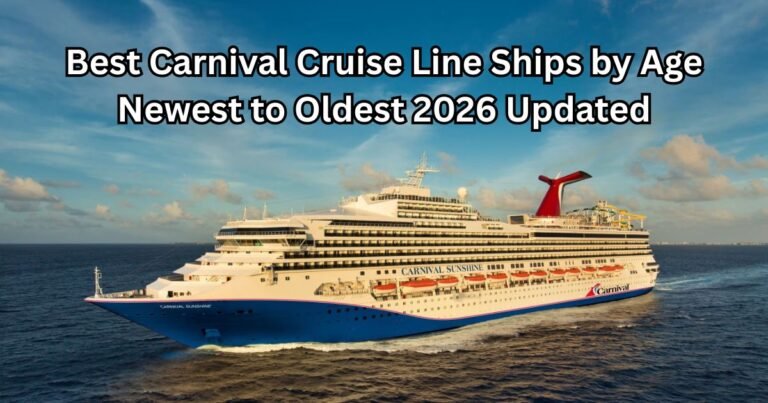 Carnival Cruise Line Ships by Age