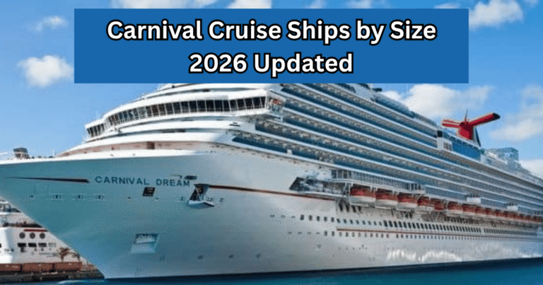 Carnival Cruise Ships by Size