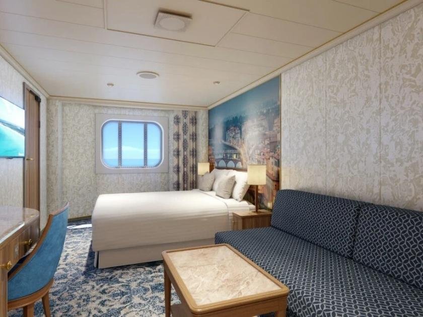 carnival cruise Cabins in the lower middle sections of the ship