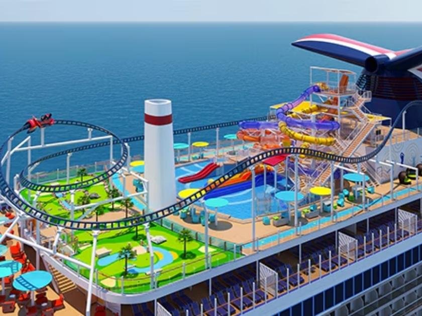 carnival cruise Cabins near the entertainment zone