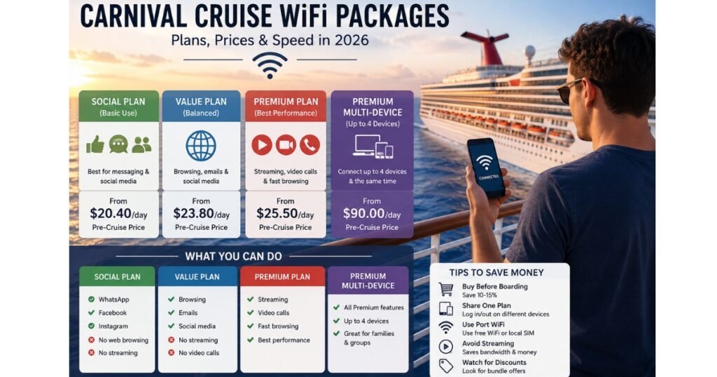 Carival Cruise WIFI