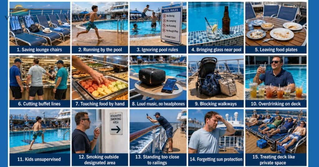 Cruise Ship Lido Deck Etiquette