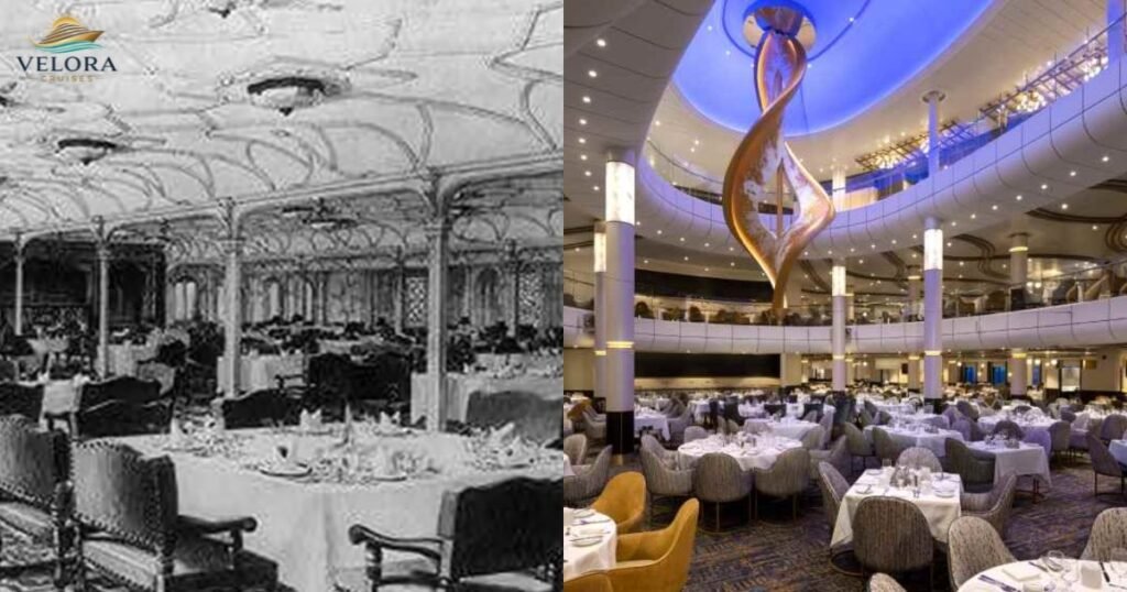 Dining Experience Between Modern Cruise Ships Vs Titanic