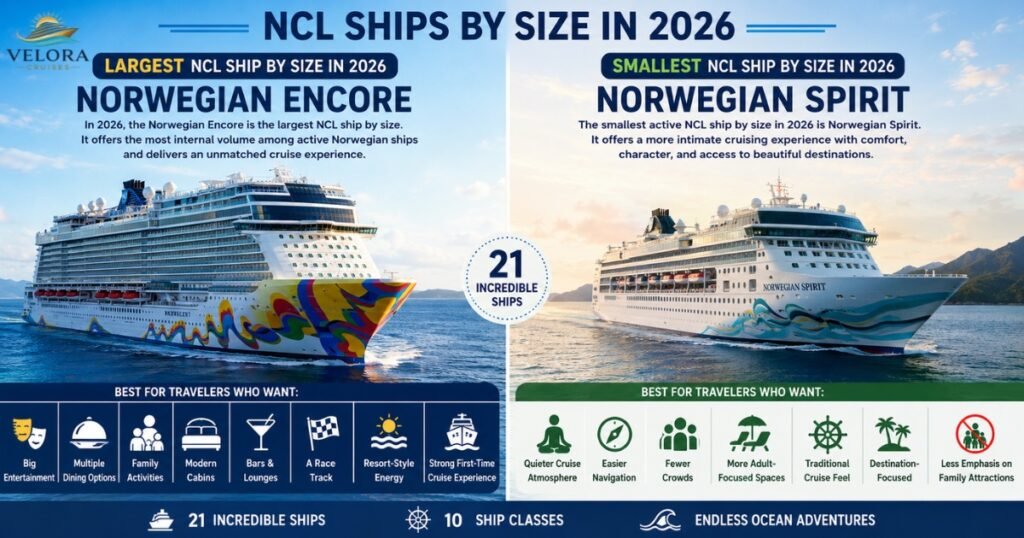Best NCL Ships By Size