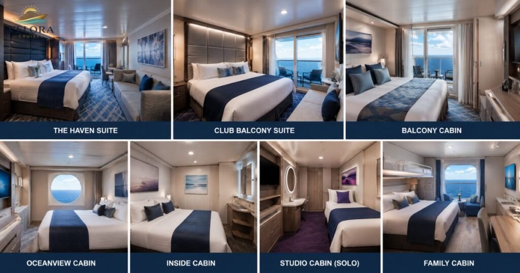 Norwegian Encore Cabin types