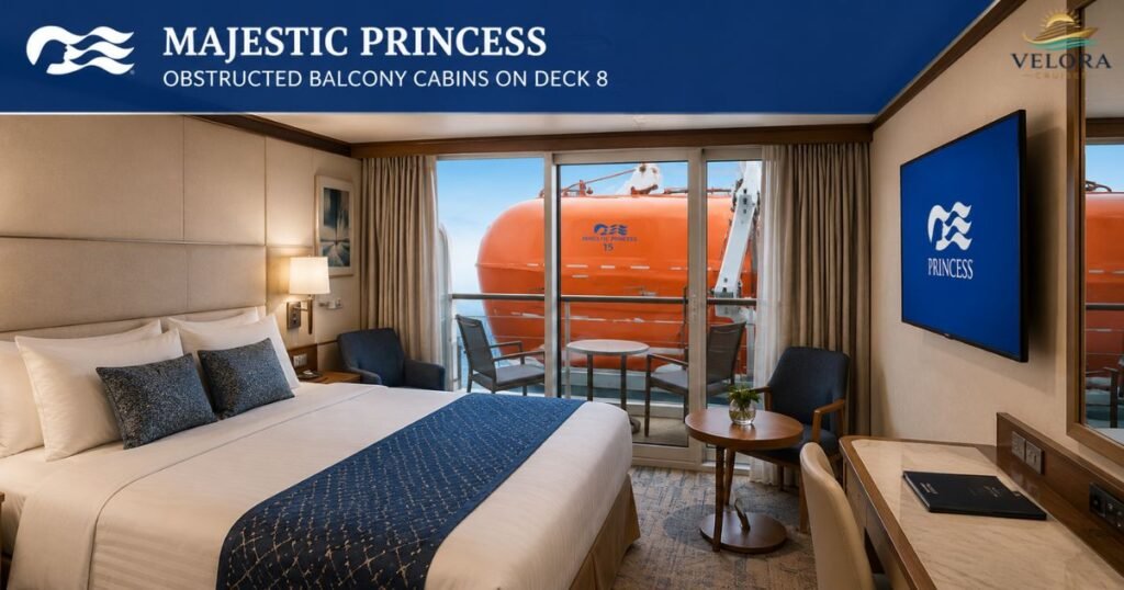 Obstructed Balcony Cabins on Deck 8
